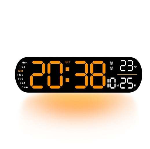 🔥2025 Hot Sale 49% OFF - Digital Wall Clock Large Display