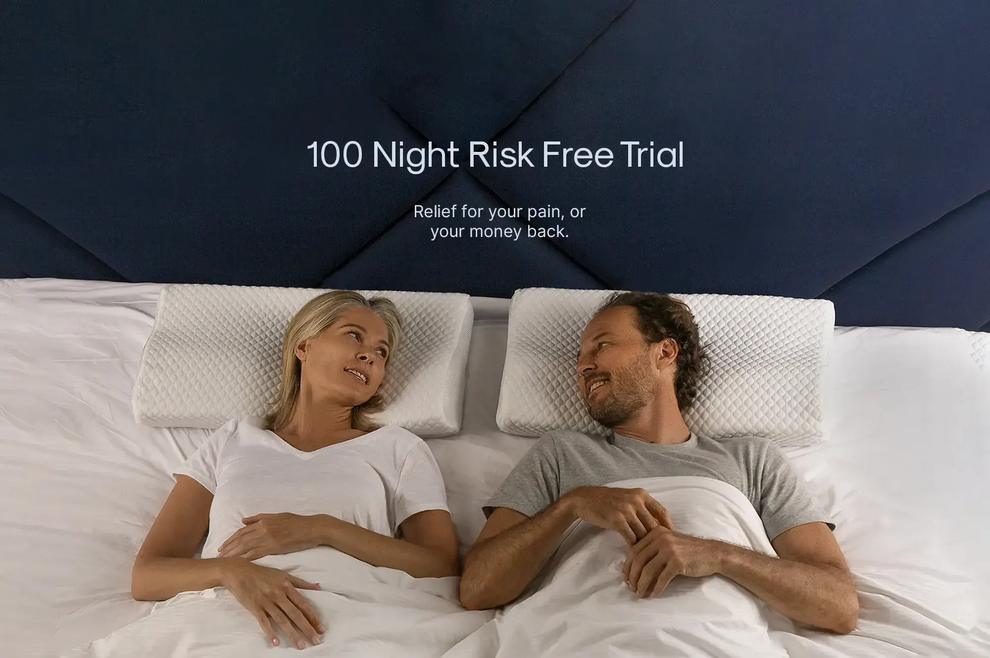 Amazideal Pain Relief Pillow - Sleep Better, Wake Up Pain-Free