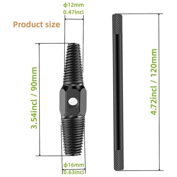 🔥2025 New Year Sale 49% OFF - Damaged Screw Extractor,Double Head Broken Screw Extractor