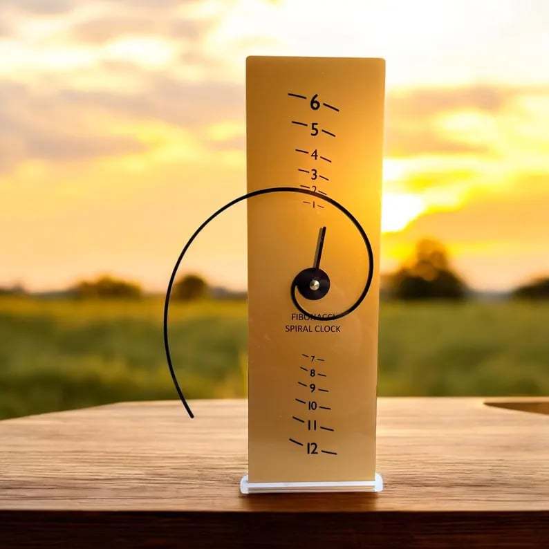 🔥LAST DAY SALE 50% OFF - Handcrafted Fibonacci Spiral ClockBUY 2 FREE SHIPPING