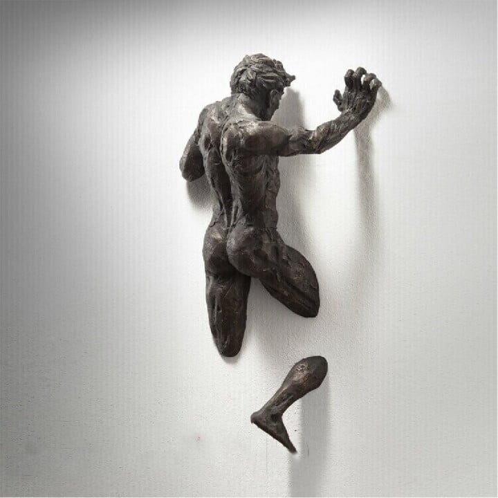(🔥NEW YEAR SALE -  49% OFF) Art Wall Decor Human Body Sculpture