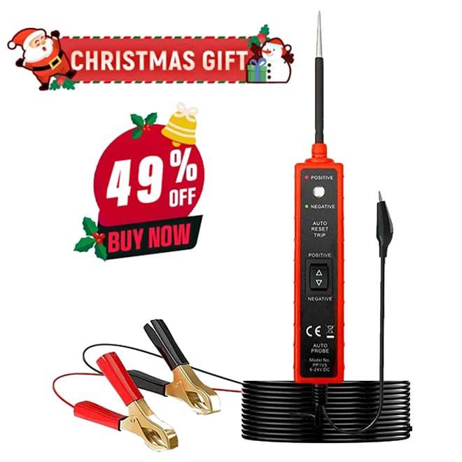 (🔥NEW YEAR SALE - 49% OFF) Car Electric Circuit Tester,  6-24V DC Automotive Multifunctional Drive Test Pen, Car Short Circuit/Open Circuit/Leakage Detection Tool