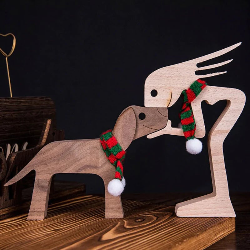 Wood Sculpture Table Ornaments