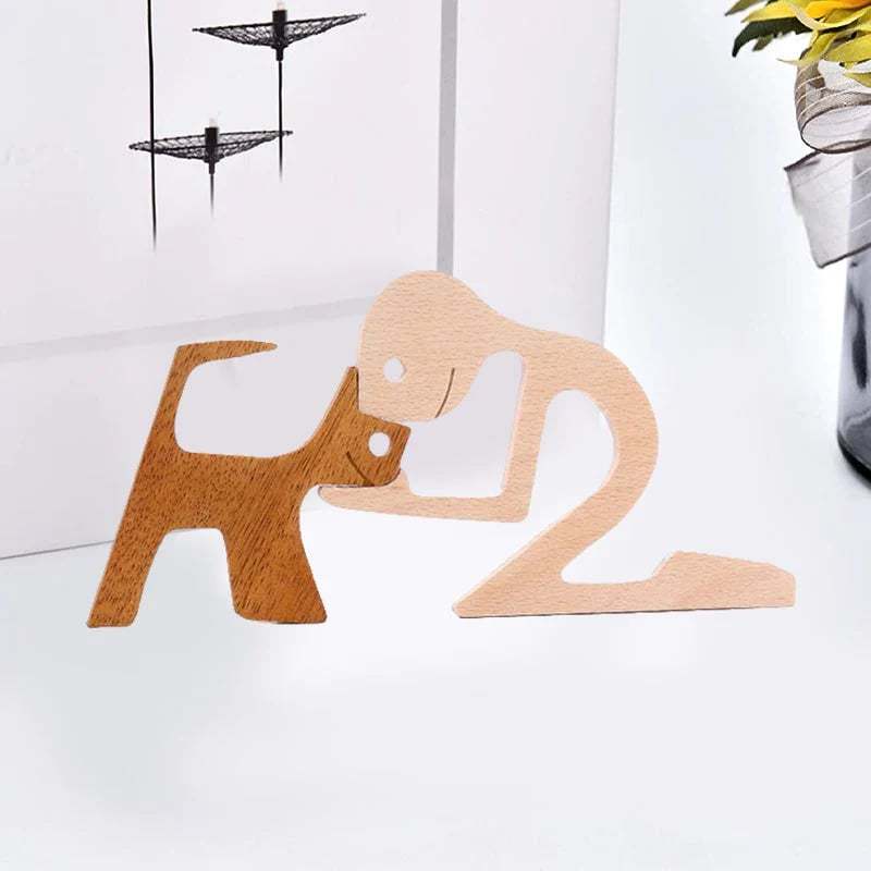 Wood Sculpture Table Ornaments