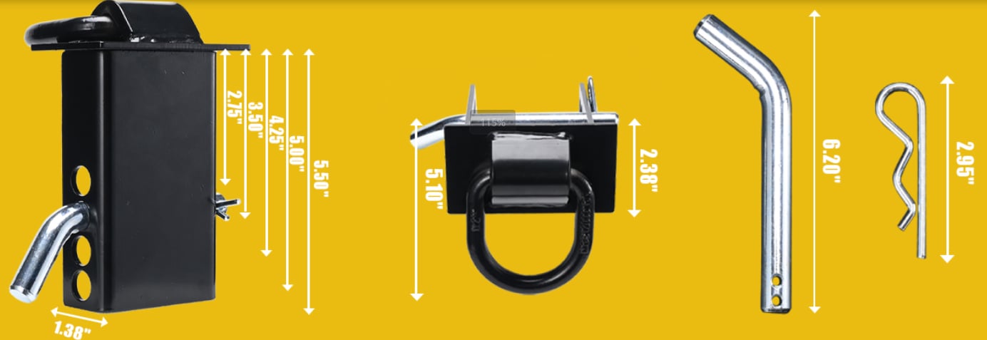 🔥2025 New Year Sale 49% OFF - Heavy-Duty Removable D-Ring Tie Down for Utility Trailers