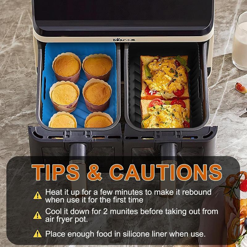 🔥Hot Sale Now 49% OFF - Silicone Air Fryer Liners Square
