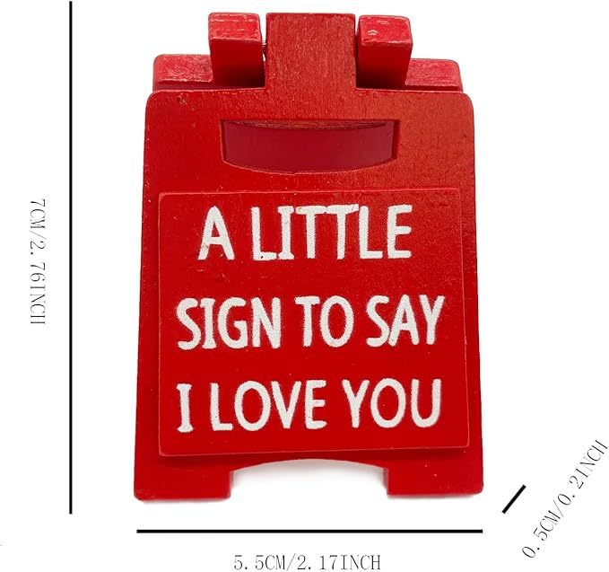🔥Valentine's Day deals 49% OFF - Romantic Mini Sign. A little sign to say I love you. 
