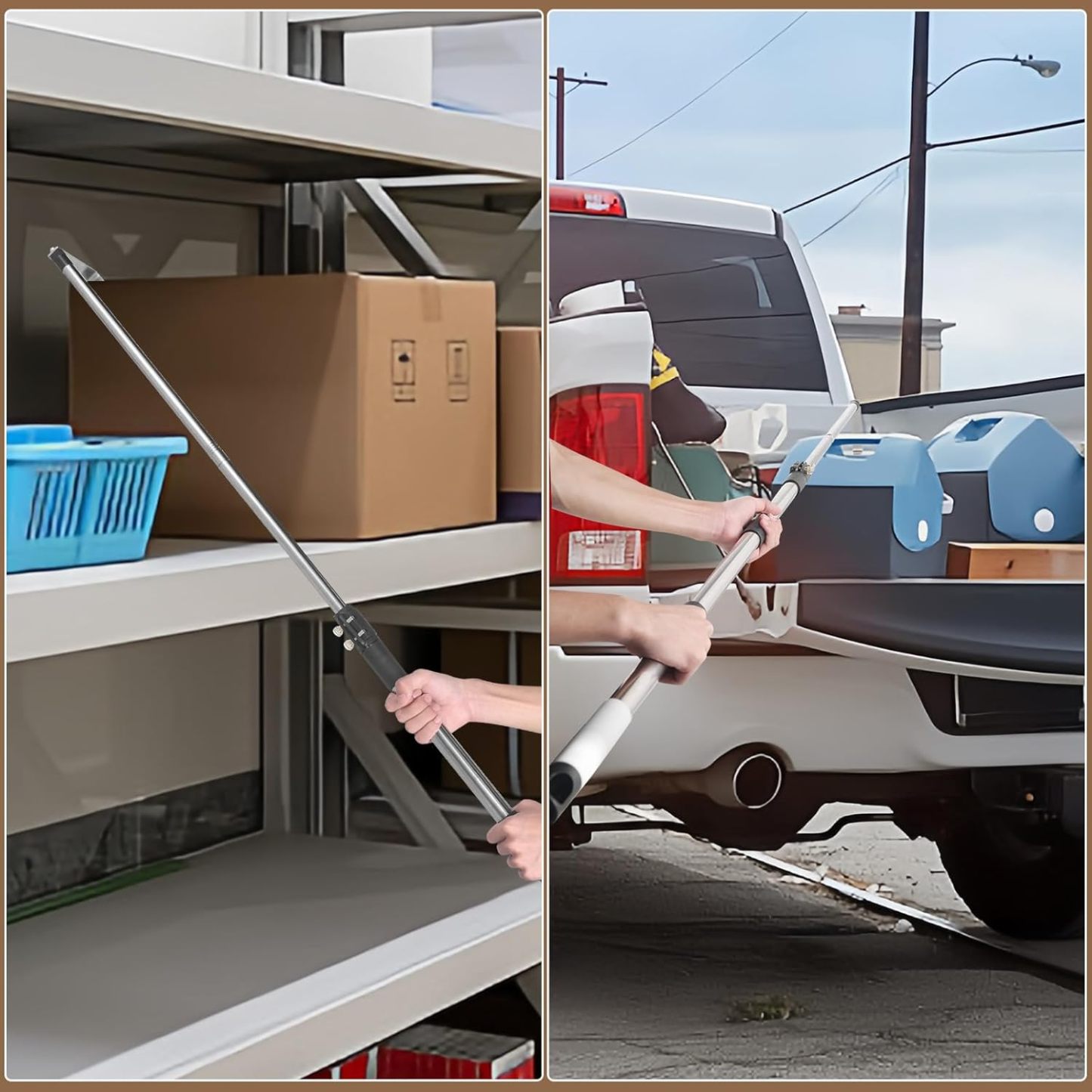 🔥2025 New Year Sale 49% OFF - Truck Cargo Grabber, Telescoping Pickup Truck Bed Retriever Tool