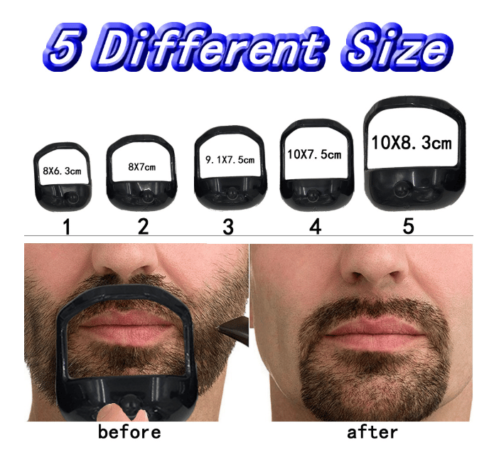 🔥2025 Hot Sale 49% OFF - Goatee Beard Styler with 5 Different Sizes