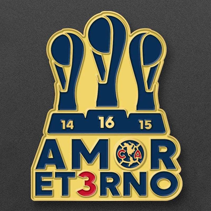 Club America Aguilas Enamel Pin