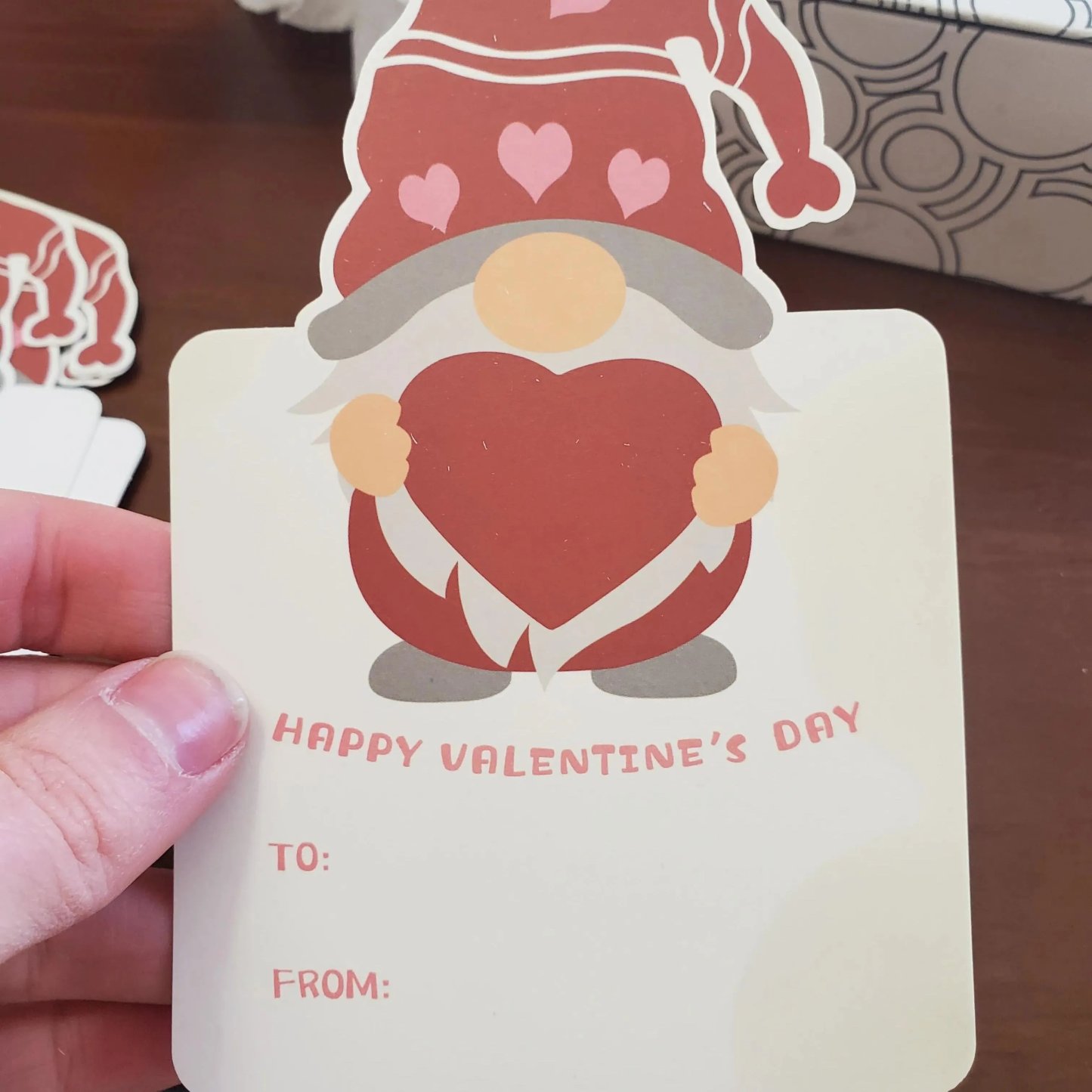 🔥2025 New Year Sale 49% OFF - 24 Pack Gnomes Heart Erasers Valentine Card