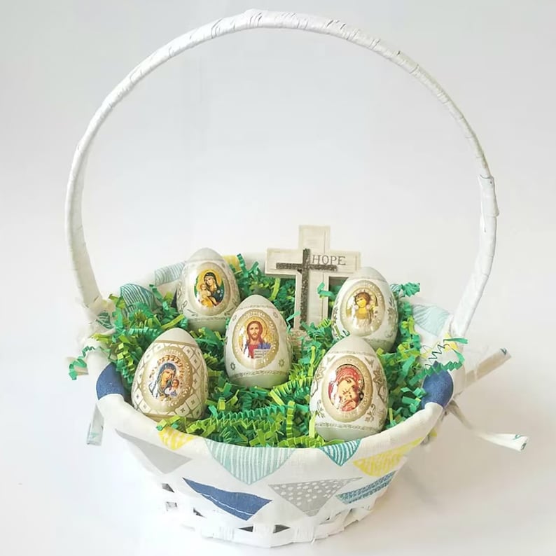 🔥2025 Hot Sale 49% OFF - 🐣🙏Wooden Icon Easter Eggs