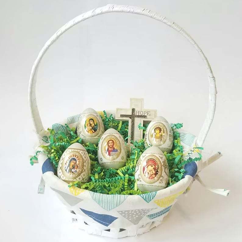 🔥2025 Hot Sale 49% OFF - 🐣🙏Wooden Icon Easter Eggs