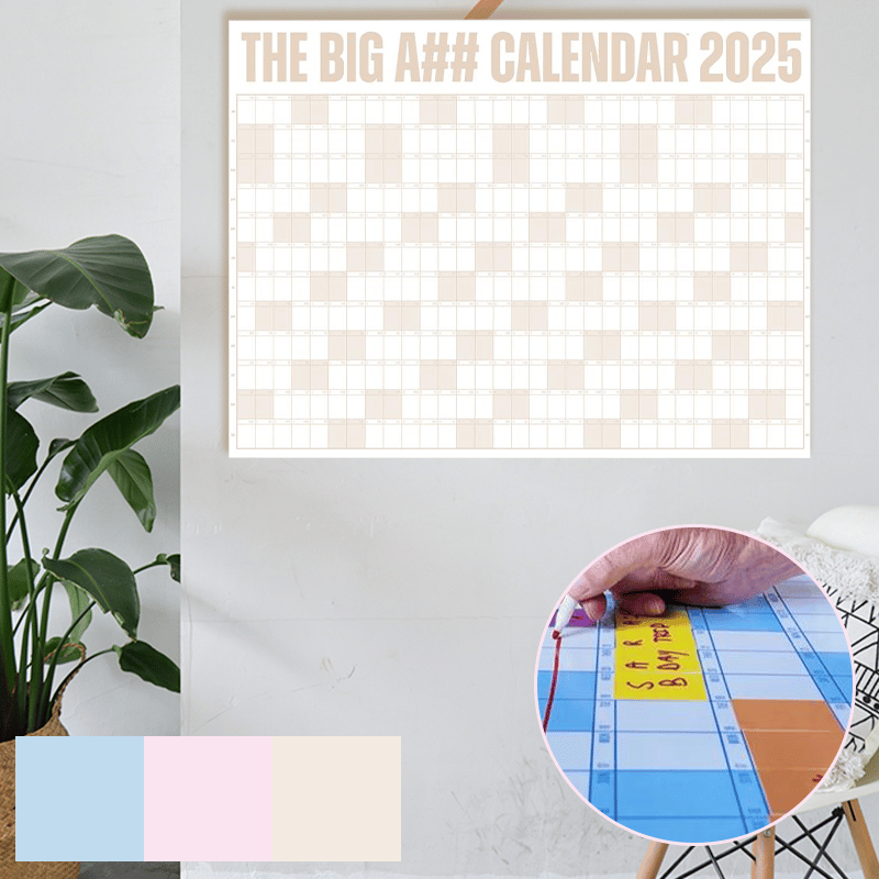 🔥2025 Hot Sale 49% OFF - The Big A## Calendar 2025 | Dry Erase