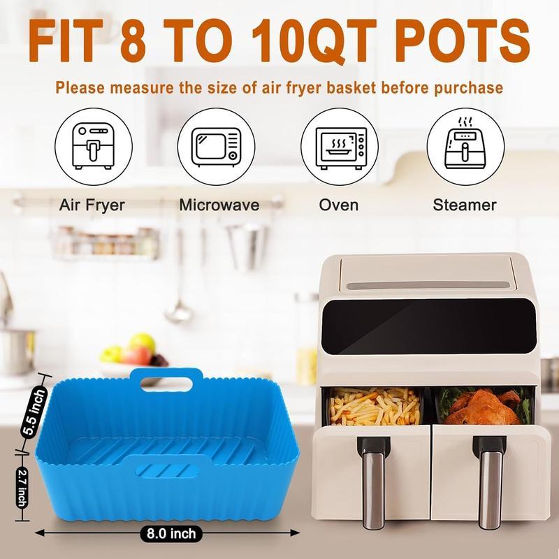 🔥Hot Sale Now 49% OFF - Silicone Air Fryer Liners Square