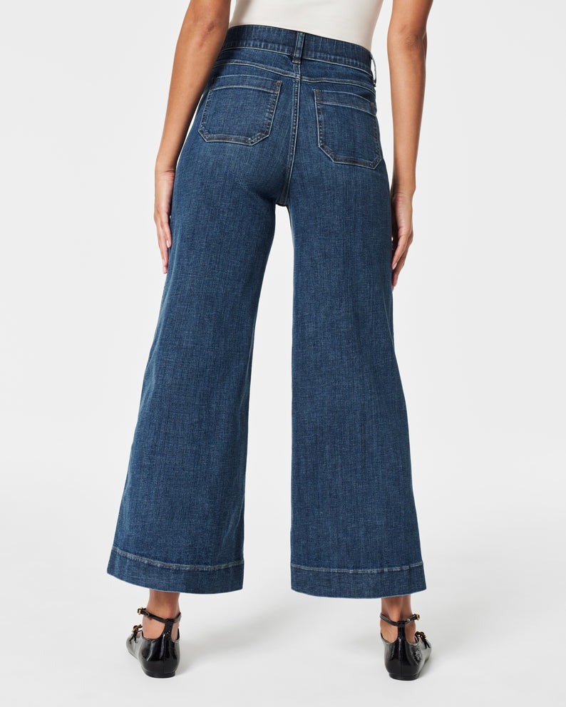 Cropped Wide-Leg Jeans