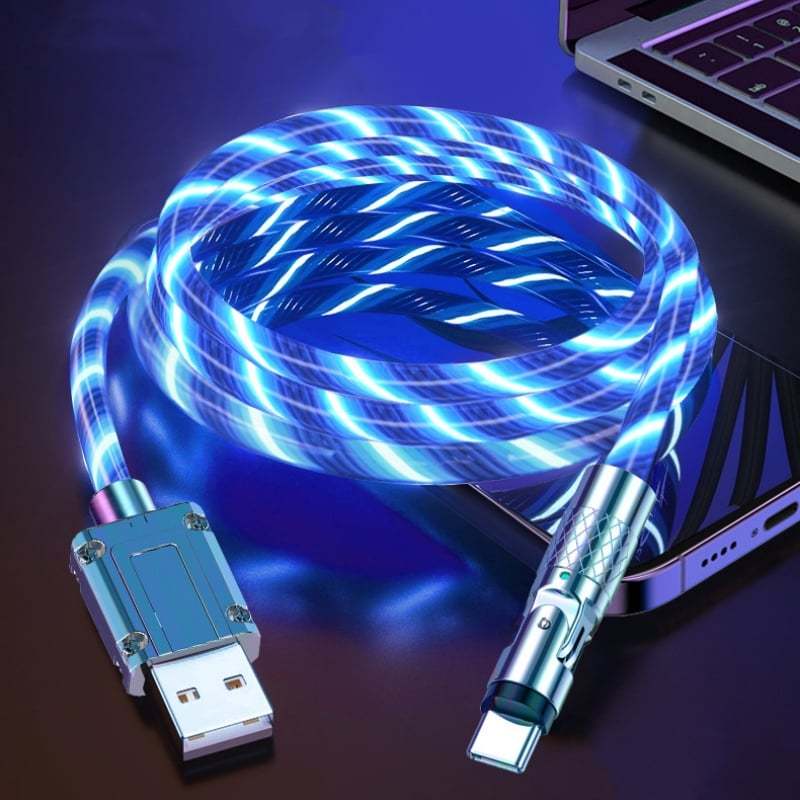🔥2025 Hot Sale 49% OFF - ⚡540° Rotating Streamer Data Cable