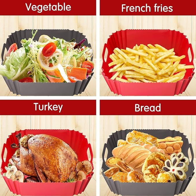 🔥Hot Sale Now 49% OFF - Silicone Air Fryer Liners Square