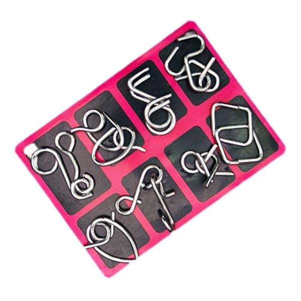 Last Day Promotion 49% OFF-Metal Puzzle Ring,Educational intellectual Toys IQ Toys,Metal Brain teaser Puzzles