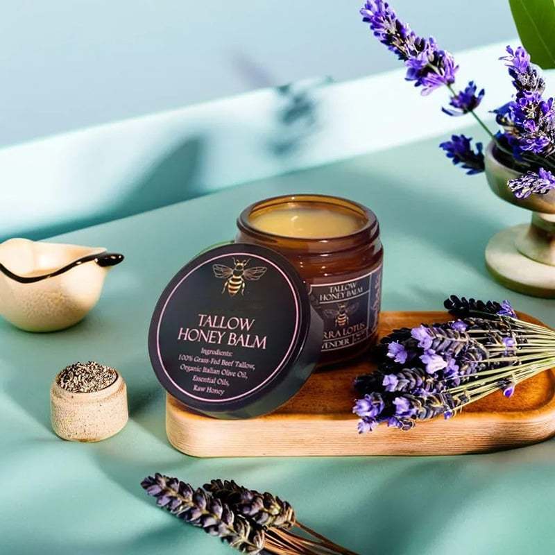 🔥LAST DAY SALE 50% OFF - Beef Tallow Beeswax and Honey Face Moisturizer