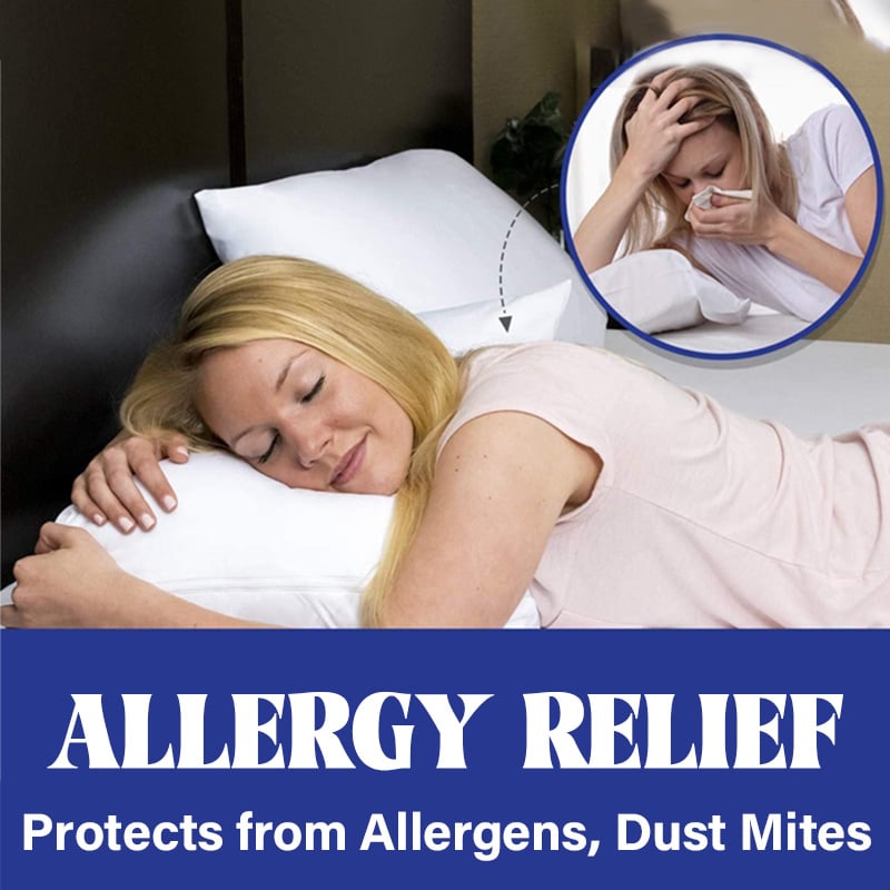 🔥2025 Hot Sale 49% OFF - Waterproof Anti-mite Soft Pillow Protector