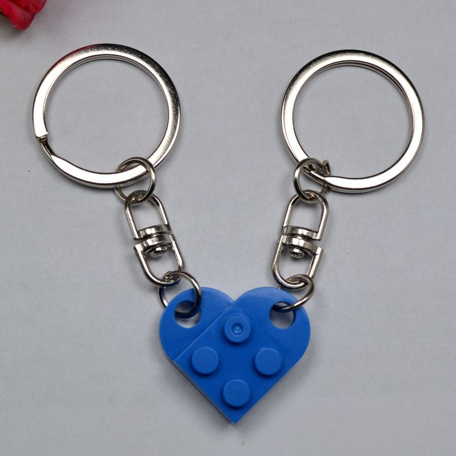 🔥2025 Hot Sale 49% OFF - Brick Heart Keychain Set
