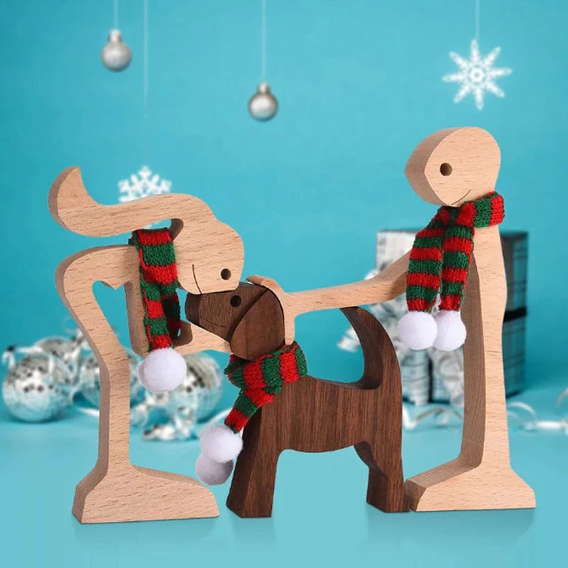 Wood Sculpture Table Ornaments