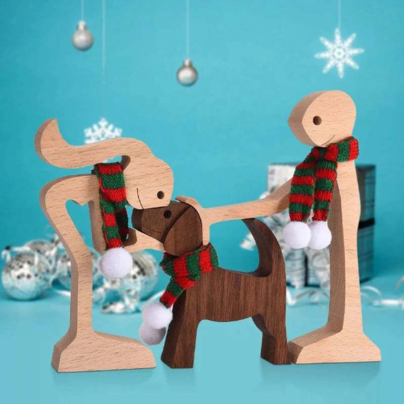 Wood Sculpture Table Ornaments