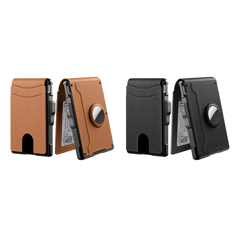 🎁2025 Hot Sale Now — AirTag Wallet - with Pop Up Aluminum Case