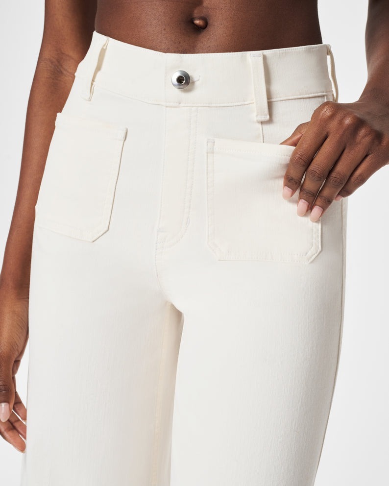 Cropped Wide-Leg Jeans