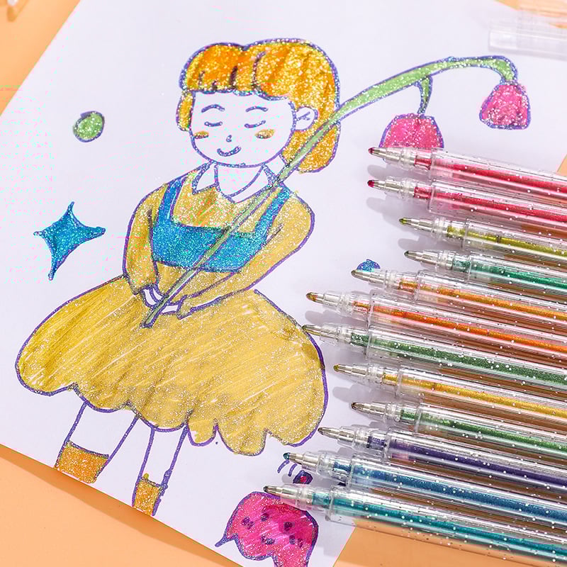 ✨Limited Sale 49% OFF✨ Metallic Vibrant Sparkle Colorful Pen