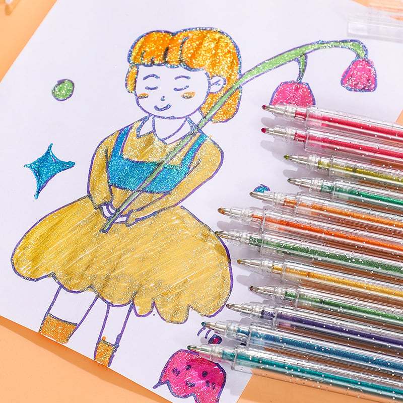 ✨Limited Sale 49% OFF✨ Metallic Vibrant Sparkle Colorful Pen