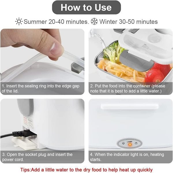🔥2025 Hot Sale 49% OFF - Electric Lunch Box Food Heater