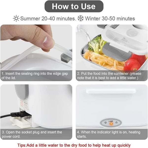 🔥2025 Hot Sale 49% OFF - Electric Lunch Box Food Heater