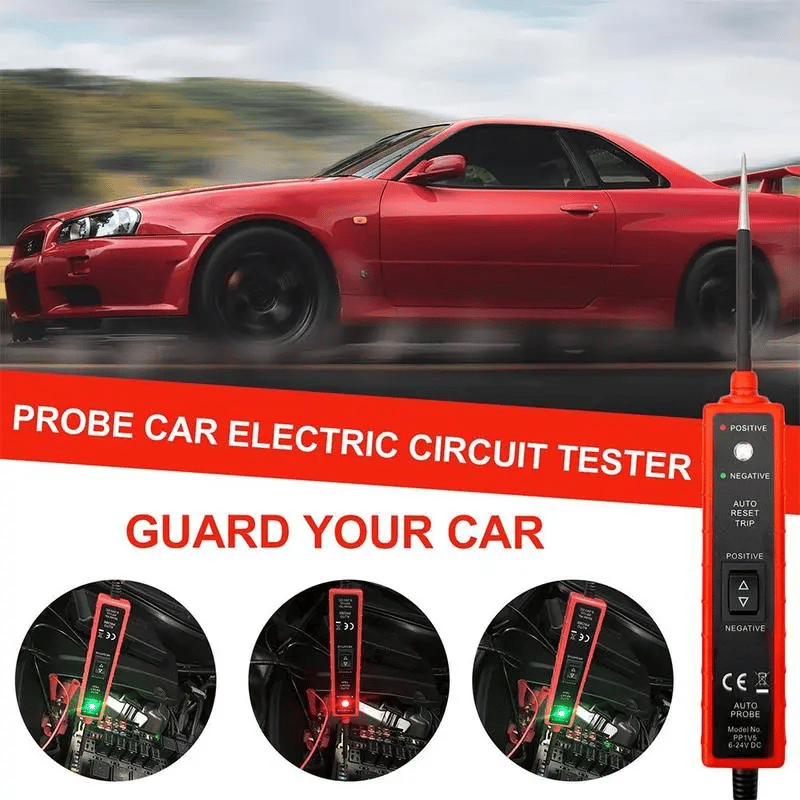 (🔥NEW YEAR SALE - 49% OFF) Car Electric Circuit Tester,  6-24V DC Automotive Multifunctional Drive Test Pen, Car Short Circuit/Open Circuit/Leakage Detection Tool