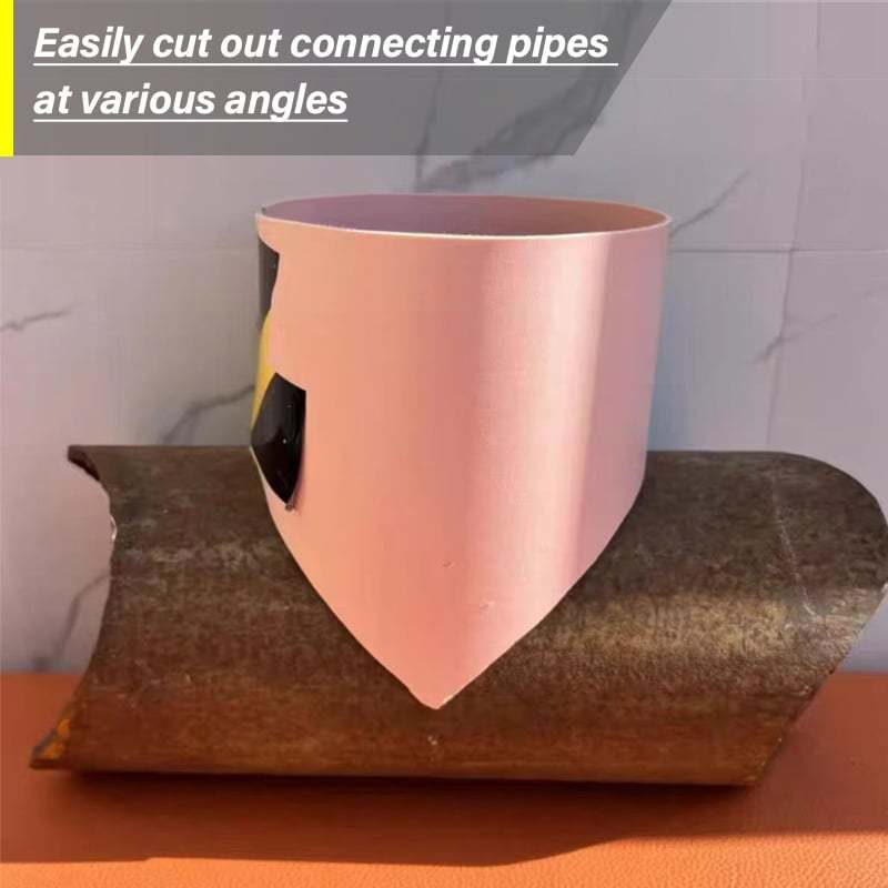 Precision Pipe Saddle Template Cutting Guide