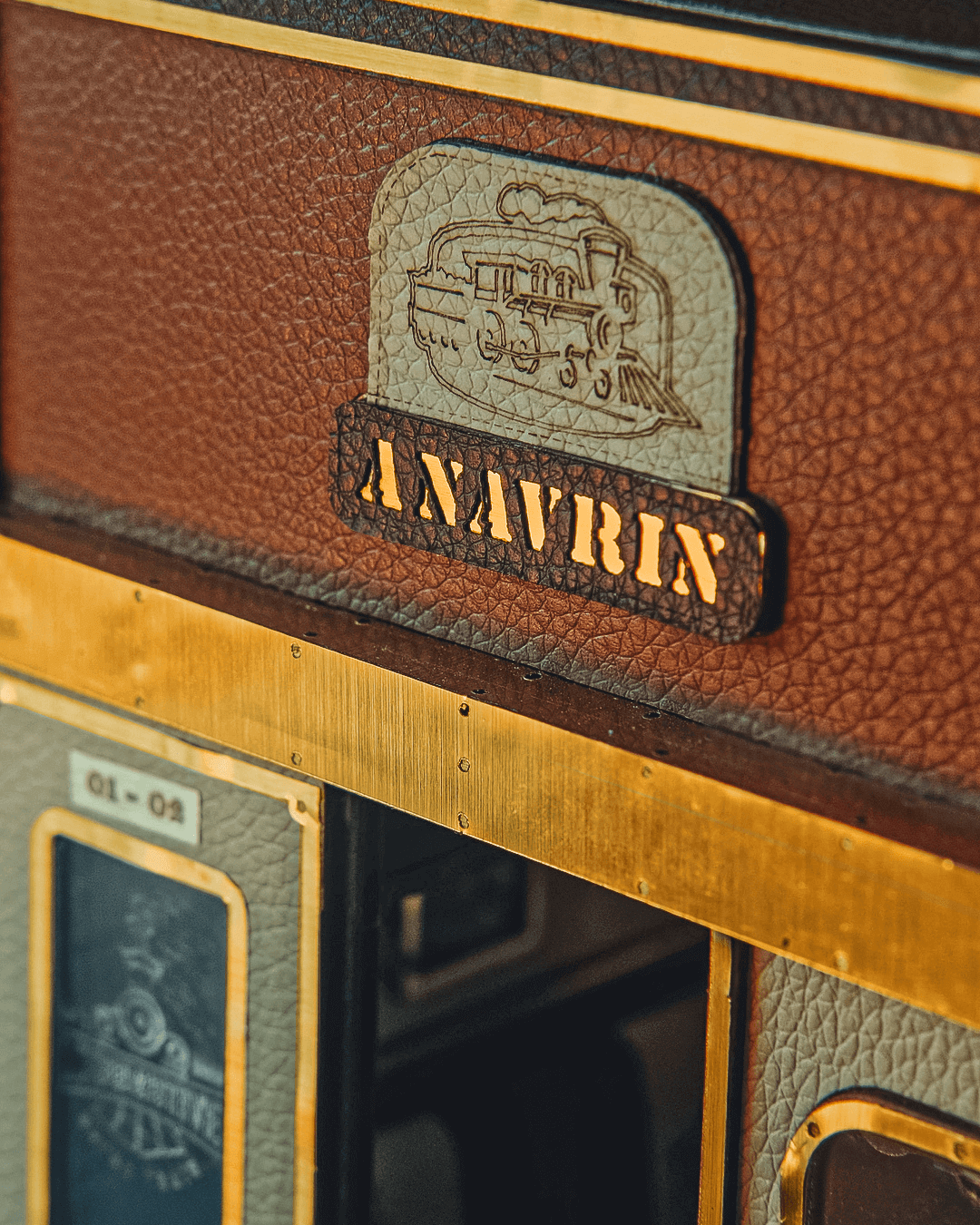 Vintage locomotive inspiration: DIY 1940s Train Cabin DIY Book Nook Shelf Insert Craft Kit by Anavrin with private train cabins