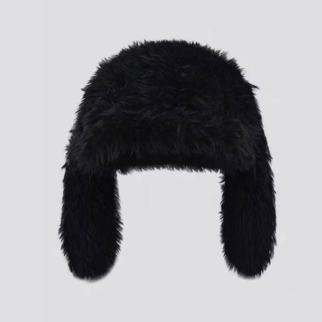🔥Hot Sale Now 49% OFF - Cute Rabbit Ear Design Bucket Hat, Casual Soft Plush Warm Hat for Women & Men