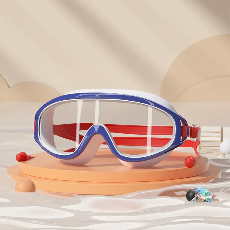 🔥2025 Hot Sale 49% OFF - 🎉HD children's large frame waterproof and anti-fog swimming goggles