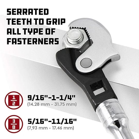 🔥Final Hot Sale-49% OFF🔥 Ratchet Movable Opening Eagle Beak Steel Bar Torque Wrench