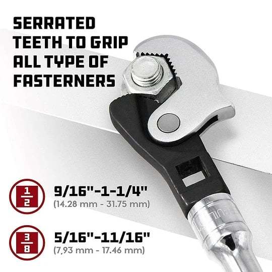 🔥Final Hot Sale-49% OFF🔥 Ratchet Movable Opening Eagle Beak Steel Bar Torque Wrench