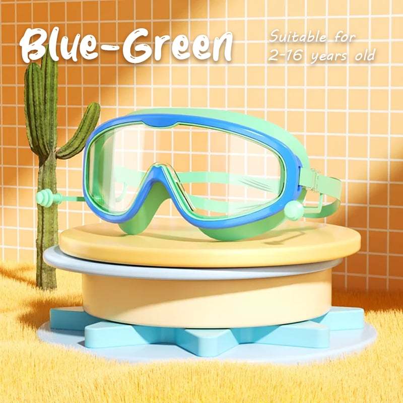 🔥2025 Hot Sale 49% OFF - 🎉HD children's large frame waterproof and anti-fog swimming goggles