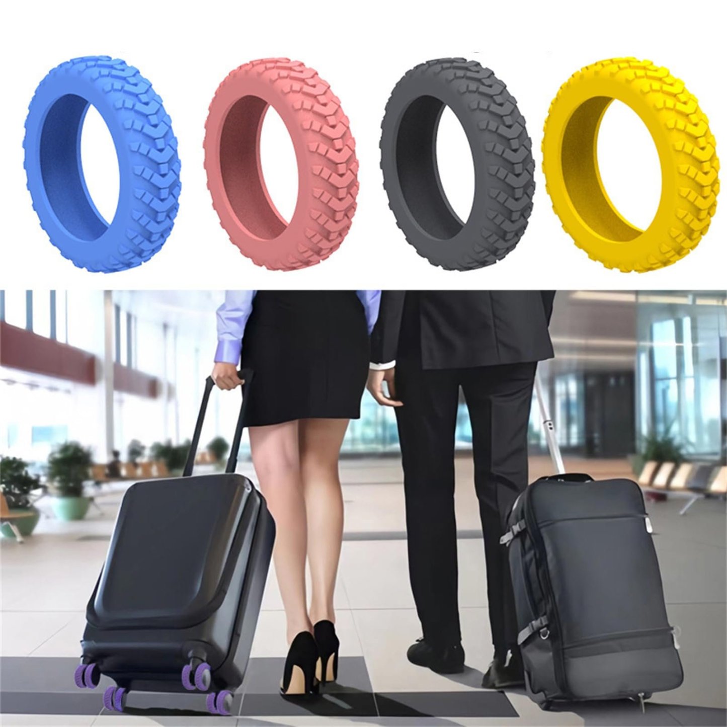 🔥2025 New Year Sale 49% OFF - Luggage Suitcase Wheels Protection Covers