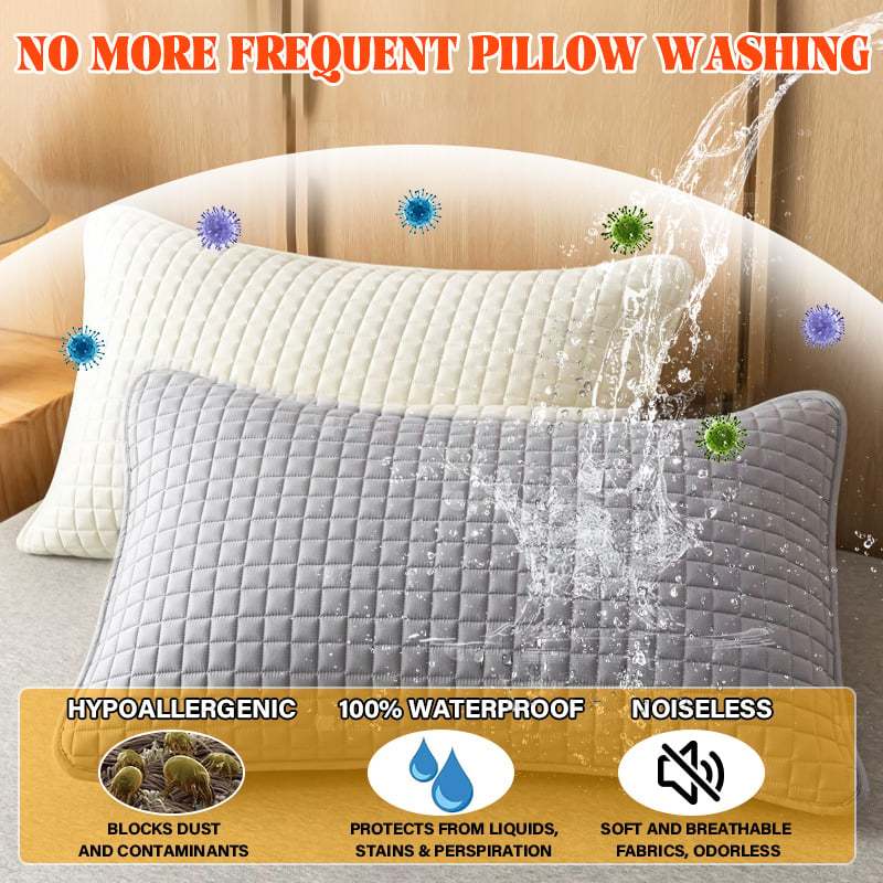 🔥2025 Hot Sale 49% OFF - Waterproof Anti-mite Soft Pillow Protector