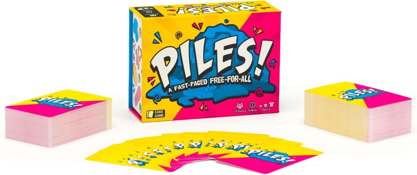 🔥2025 Hot Sale 49% OFF - PILES Card Game: Family Party Game for Kids, Teens, Adults, Couples, and Families