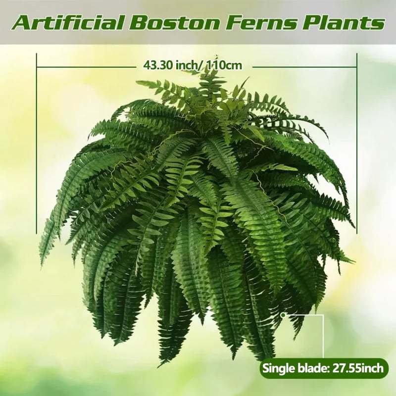✨This Week's Special Price $19.98💥UV Resistant Lifelike Artificial Kimberly Queen Ferns