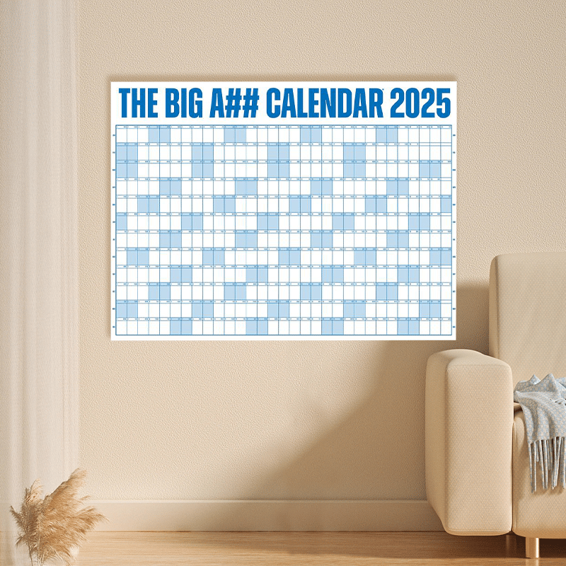🔥2025 Hot Sale 49% OFF - The Big A## Calendar 2025 | Dry Erase