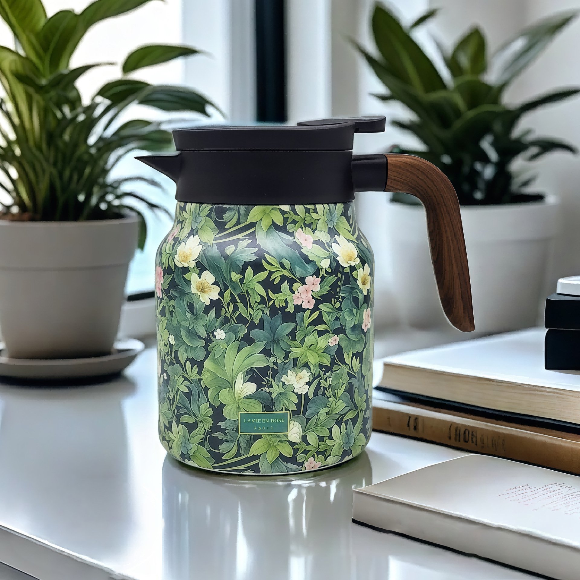 🔥2025 Hot Sale 49% OFF - Vintage Floral Pattern Tea Thermos – Built-In Infuser