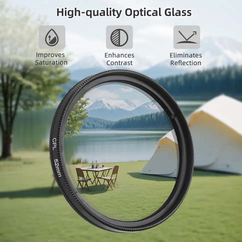 52/67MM Phone Lens Filter Kit For All Phones Models