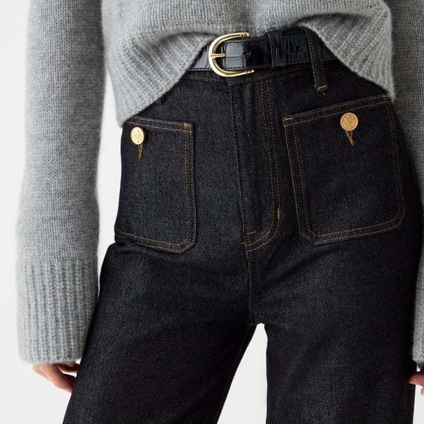 👖Tummy Control Sailor Wide Leg Trouser